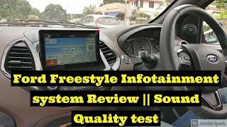 Sound Test and features explained || Ford Freestyle car infotainment system