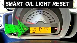 SMART FORTWO Oil Light Reset. Oil Reset