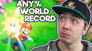 Speedrunner Reacts to Super Mario Sunshine Any% World Record!