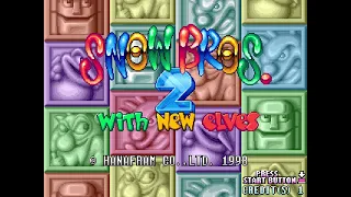 Snow Bros. 2: With New Elves. (おてんきパラダイス・スノーブラザーズ 2). [Arcade -Toaplan, Hanafram]. (1994). ALL.