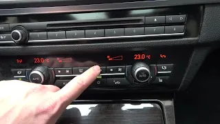 How to Enable or Disable AC in BMW Series 5 F10/F11 ( 2010 – 2017 ) - Turn AC On or Off