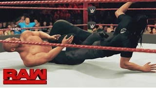 WWE RAW Seth Rollins attacks Triple H (13/03/2017) (2K17)