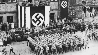 Adolf Hitler and his army ready for parade shows their strength part - 1