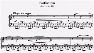 RCM Piano 2022 Grade 10 Etude No.10 Dohnanyi Postludium Op.13 No.10 Sheet Music