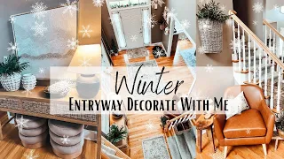 *NEW* COZY WINTER DECORATE WITH ME | SIMPLE AND COZY WINTER ENTRYWAY DECOR