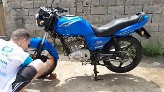 Me surpreendi ao lavar a SUZUKI YES 125