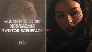 Allison Argent hot/badass twixtor scenepack (1080p +with coloring)