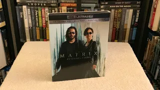 The Matrix Resurrections 4K Blu Ray REVIEW + Unboxing / Menu