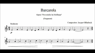 Barcarola - din Opera "Povestirile lui Hoffmann" -  Jacque Offenbach