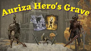 ELDEN RING: Auriza Hero's Grave Guide All Loot (How to get Tree Sentinel and Crucible Knight Sets)