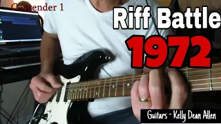 The Top 10 Greatest Guitar Riffs 1972. Riff Battle '72!