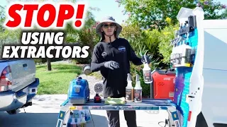 Stop Using Extractors! Use The Dry Method - Reynoso Auto Detailing