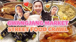 Gwangjang Market Street Food Crawl (Sarap ng Korean Food!) | Mariel Padilla Vlog