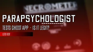 NECROMETER SPEECH and TEXT MODE - REGISTERED PARAPSYCHOLOGIST TESTS