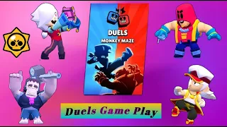 BrawlStars Game Play | Monkey Maze | Duels | Brawl Stars.