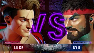 STREET FIGHTER 6 Demo: Rodando no PS4 Pro Finalmente!! Gameplay Ryu vs Luke!