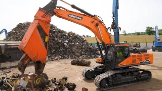 Fortress Shears on Doosan DX530LC