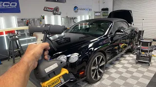 Bentley GT - Glue Pulling Dents Out