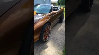 95 z28 camaro on 24s -26s rucci