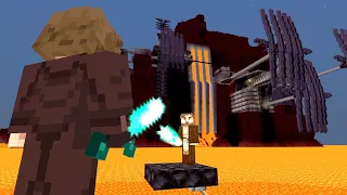 Anakin vs Obi-wan Duel Recreated Poorly in Minecraft