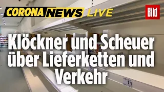 🔴 Deutsche Lieferketten und Versorgung während Corona-Krise | Bundesminister LIVE