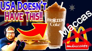 HUGE MENU! American Reacts to Trying McDonalds in Australia
