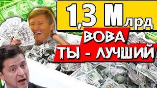 Как Зеленский обогатил Ахметова на 1,3 млрд за 2020 год