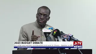 2023 BUDGET DEBATE: Ofori-Atta has learnt a bitter lesson – Bagbin on calls for Minister’s head