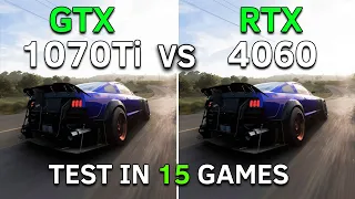 GTX 1070 Ti vs RTX 4060 | Test In 15 Games at 1080p | 2023