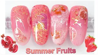 Summer Fruits | Nail Art Tutorial | Madam Glam | Nail Sugar | Elaine.J Nail Artist