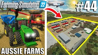I spent $4.819.375 Turning FLAT LAND into 6000 PIGS FARM | Aussie Farms #44 | Farming Simulator 22