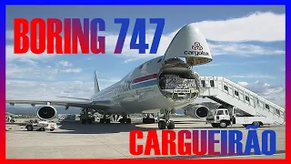 🔴Pouso Boeing 747 400 Cargolux Internacional Afonso Pena