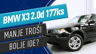 BMW X3 2.0d 177 Manje troši - bolje ide? || H2E DEKARBONIZACIJA