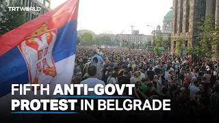 Thousands rally in Belgrade against govt and culture of violence
