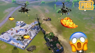 OMG!!😱 HELICOPTERS DESTROY ALL THE BASE CAMPERS PAYLOAD PUBG MOBILE GAMEPLAY🔥