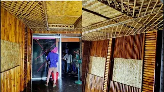 How to Decorate Restaurant in unique design by Bamboo || Wonderful Restaurant Interior