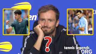 Daniil was Asked to Pick between Alcaraz & Djokovic... His Answer is...