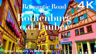 【Rothenburg ob der Tauber Germany 2,5H from Munich】 Romantic Road