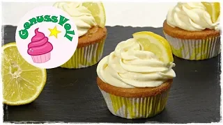 🍋feine ZITRONEN CUPCAKES🍋 mit Lemon Curd 😍😍😍 mit leckerem Frischkäse-Zitronen-Frosting 🤤🤤