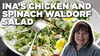 Ina Garten's Chicken and Spinach Waldorf Salad | Barefoot Contessa | Food Network