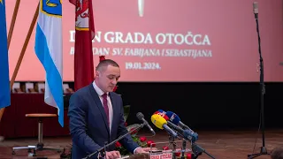 Dan Grada Otočca: Govor predsjednika Gradskog vijeća Grada Otočca Tine Ostovića 19.01.2024.