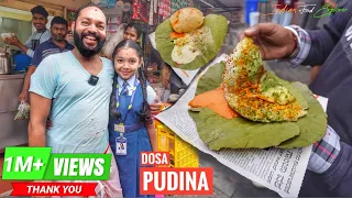 This Place is Famous For Pudina Masala Dosa at Bangalore | Street Food India