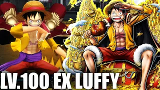 FINALLY BACK IN THE META !! LVL 100 EX LUFFY REVISITED - SS LEAGUE BATTLE GAMEPLAY | OPBR