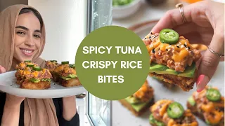 EVEN BETTER THAN NOBU - Viral Spicy Tuna Crispy Rice Bites #shorts