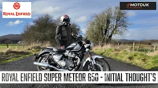 Royal Enfield Super Meteor 650 first ride and thoughts, the best value cruiser ?