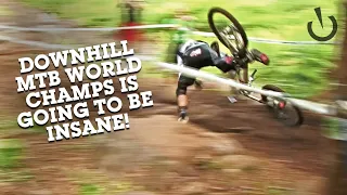 Val di Sole MTB World Championships DOWNHILL Track with the Pros
