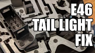 HOW TO De-pin/Re-pin E46 LCI/Facelift 8 pin tail light connector