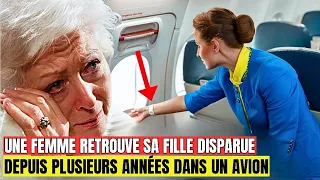 En voyageant en avion pour la première fois, une dame s'évanouit en voyant l'hôtesse de l'air !