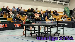 Druck aufgebaut mit der megastarken Vorhand aus jeder Lage - Marco Stefanidis vs Florian Wagner