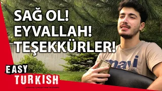 How To Say "Thank You" in Turkish? | Super Easy Turkish 28